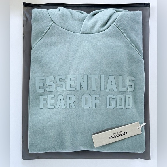 Essentials Fear Of God (FOG) Hoodie Sycamore size Small Spring Summer 2023 - Picture 15 of 16